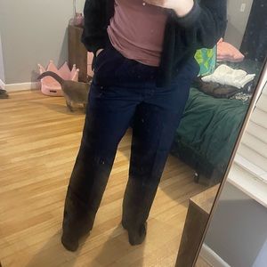 Navy blue work pants size 14